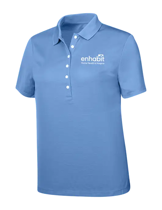 Callaway Womens Ottoman Light Blue Polo w/Enhabit Logo