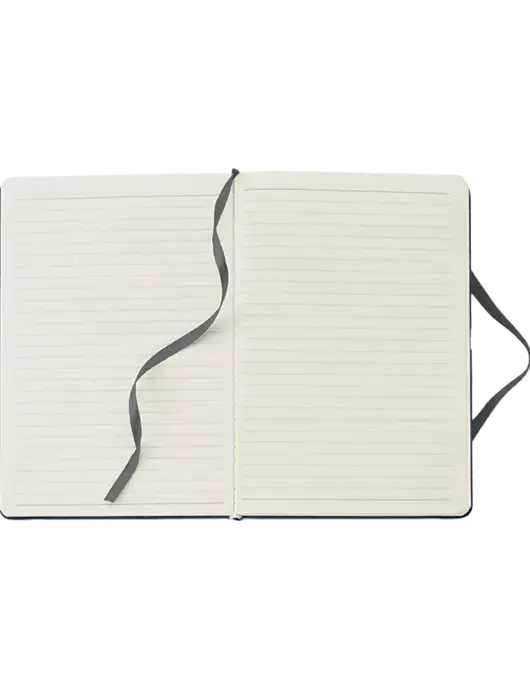 Fabrizio Grey Hard Cover 5.75 x 8.3 Journal w/Enhabit Logo