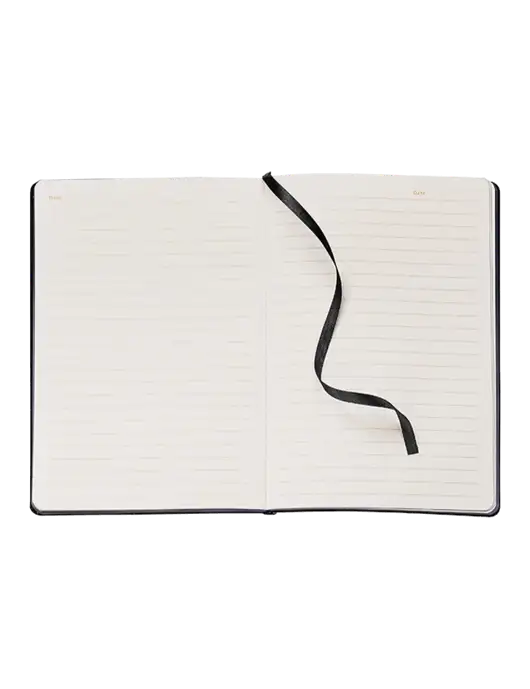 Fabrizio Black Soft Cover 5.75 x 8.125 Journal w/Enhabit Logo
