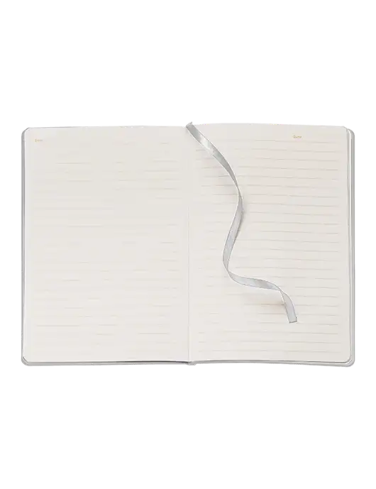 Fabrizio White Soft Cover 5.75 x 8.125 Journal w/Enhabit Logo